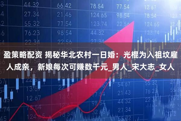盈策略配资 揭秘华北农村一日婚：光棍为入祖坟雇人成亲，新娘每次可赚数千元_男人_宋大志_女人
