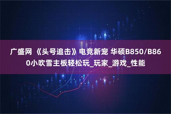 广盛网 《头号追击》电竞新宠 华硕B850/B860小吹雪主板轻松玩_玩家_游戏_性能